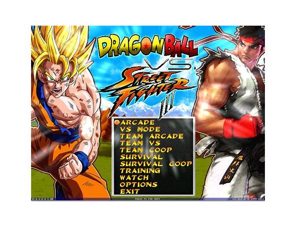 DragonBall Vs Street Fighter III for Windows - Download it from Habererciyes for free